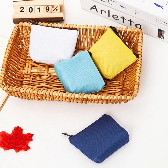 Mini portafoglio auricolare borsa chiave tela borsa monete tela ba S1