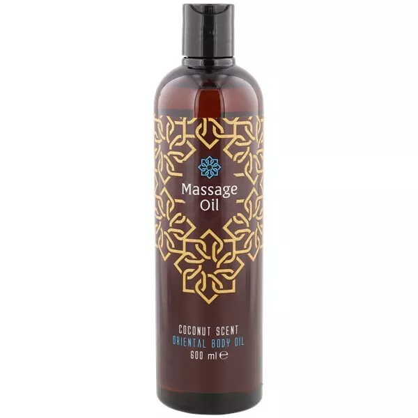 Huile de massage orientale  coco, relaxation du corps et de l'esprit - 600 ml