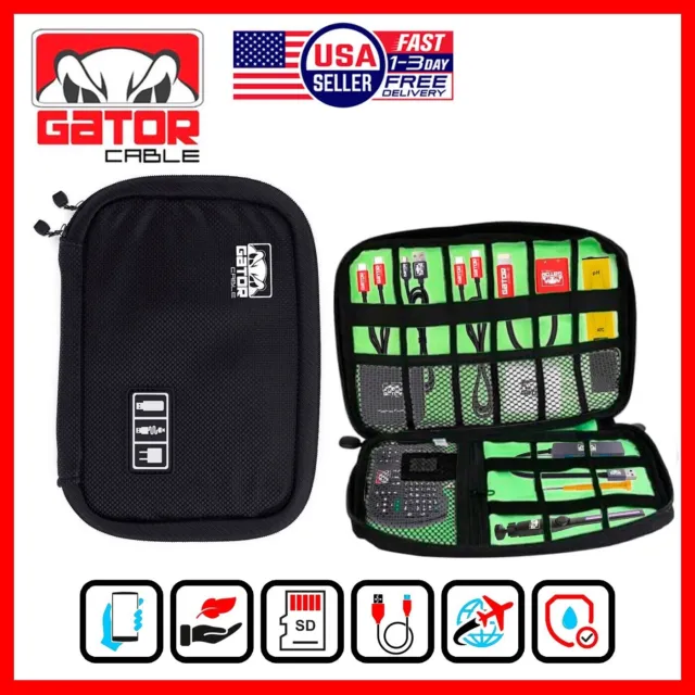 Travel Cable Bag Organizer Charger Storage Electronics USB Case Cord Accessories