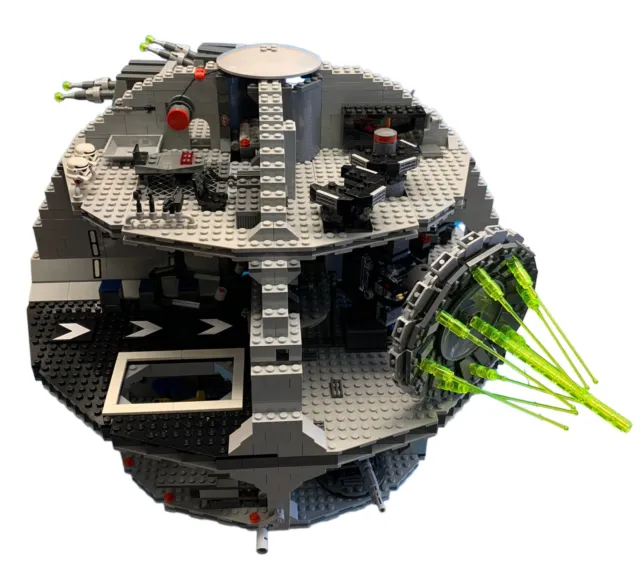 Lego Death Star 10188 komplett & gebaut mit Minifiguren, Anleitung, keine Box