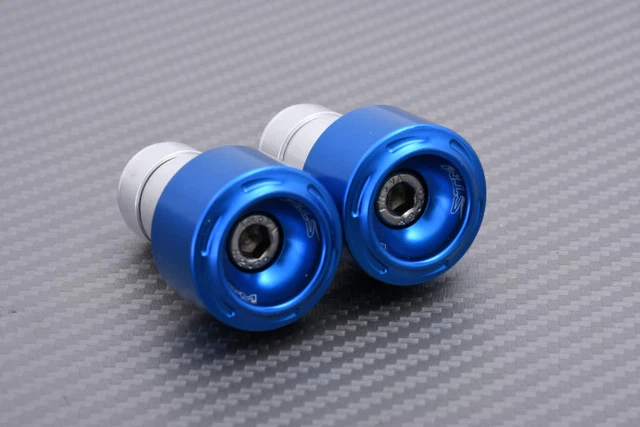 Poignées De Guidon En Aluminium Avec Embouts Et Inserts En Plastique