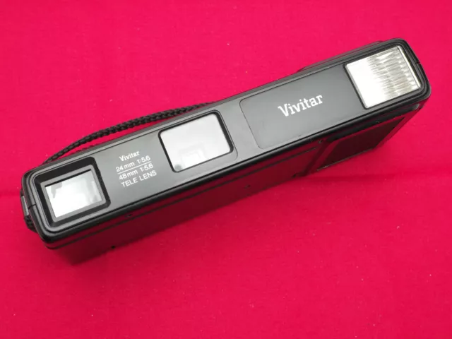 Vivitar Tele-835 AW Point & Shoot 110 Film Pocket Camera Vintage film inside