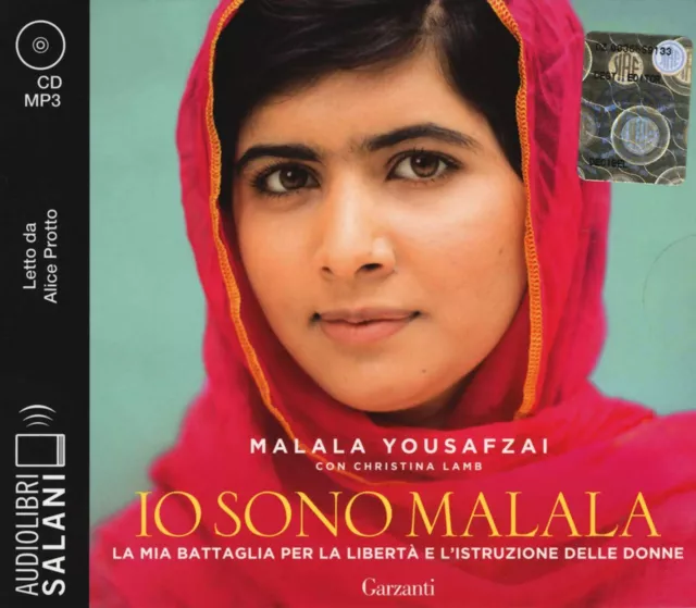 Audiolibro audiobook cd MP3  IO SONO MALALA / usato