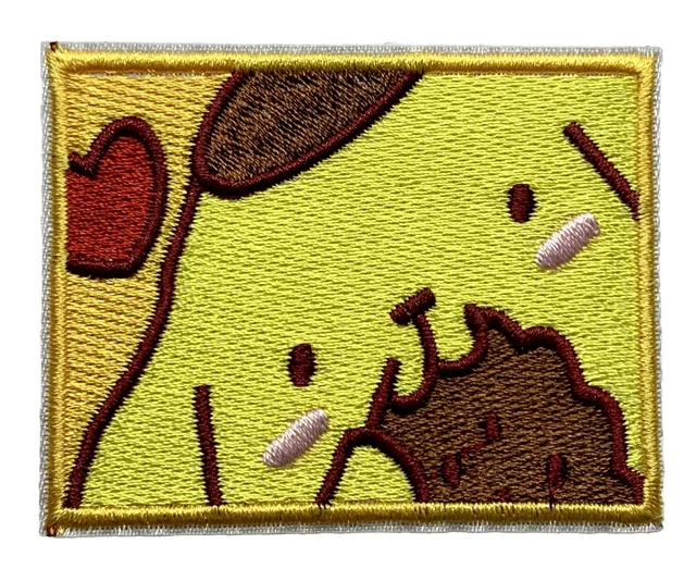 Sanrio Pompompurin Kawaii Adhesive Patch 2” - US SELLER