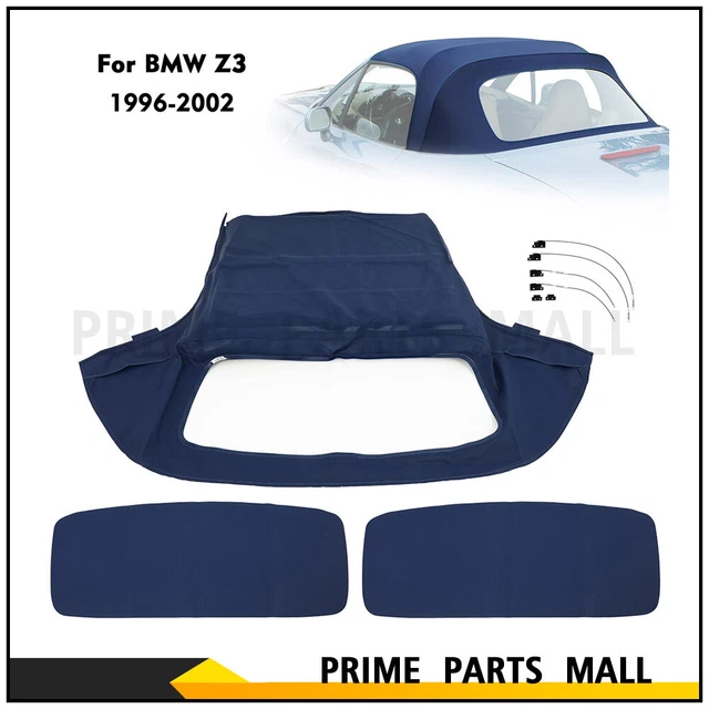 Soft Top Replacement Blue Fit 1996-2002 BMW Convertible Z3  with Window