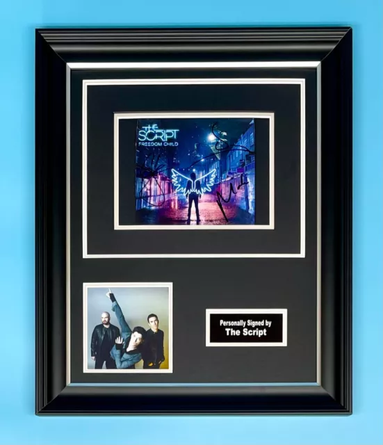 The Script Signed Photo Framed With CD &COA Autograph Music Poster Freedom Child