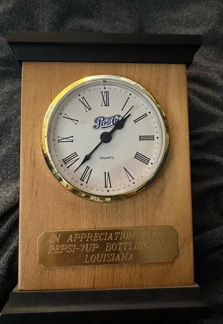 Pepsi-Cola 7-up Bottling Company Louisiana Appreciation Clock