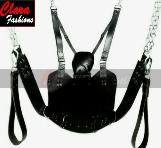 Genuine Leather Adult Heavy Duty Mountable Swing Sling Stirrups Gay Interest New