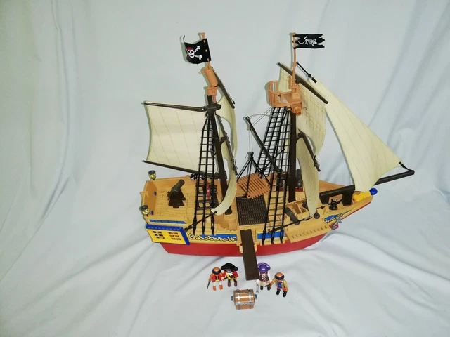 Pièce De Rechange Playmobil Pour Bateau 4290 - Vintage, Thème Pirates, Avec Chat