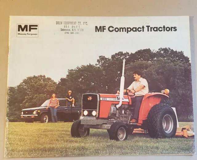 Original Massey Ferguson Compact Tractors Sales Brochure