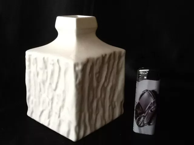 70´ Sgrafo Modern Peter Müller Vase Op Art Porzellan Borke Vase 1863/13