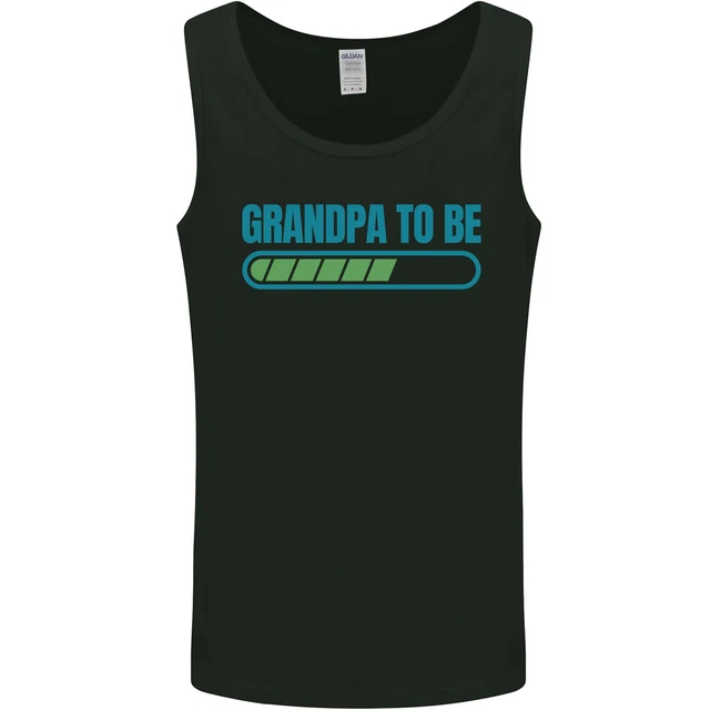 Gilet da uomo Grandpa to Be Funny nuovo bambino nascita