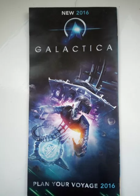 Alton Towers Park Map 2016 Galactica opening
