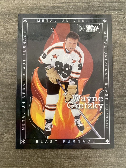 Wayne Gretzky 2021 Skybox Metal Universe Champions Blast Furnace #Bf-5