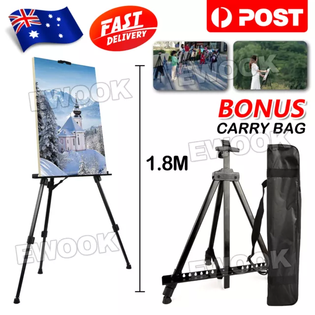 1.8M Adjustable Stand Tripod Easel Display Drawing Board Artist Sketch Painting