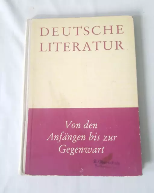 DEUTSCHE LITERATUR  Von den Anfängen bis zur Gegenwart Schulbuch für die POS