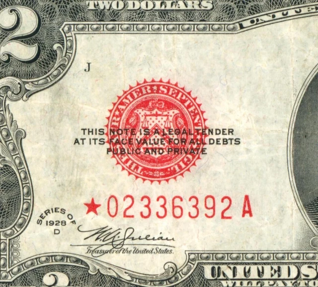 **STAR** $2 1928 D United States Note ** DAILY CURRENCY AUCTIONS FREE RETURN