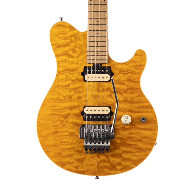 Utilisé Ernie Ball Music Man Axis Translucide Doré 2002