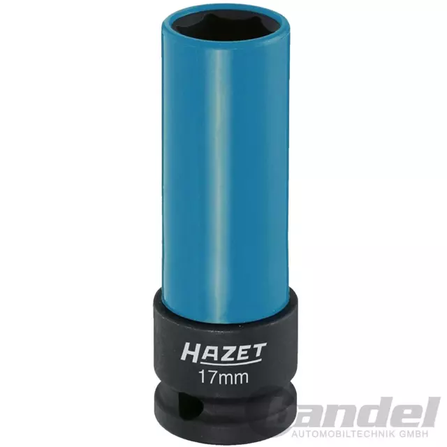 HAZET Felgen-Schlagschrauber-Nuss Boulons Impact Radnuss Schon-Einsatz Sw 17mm