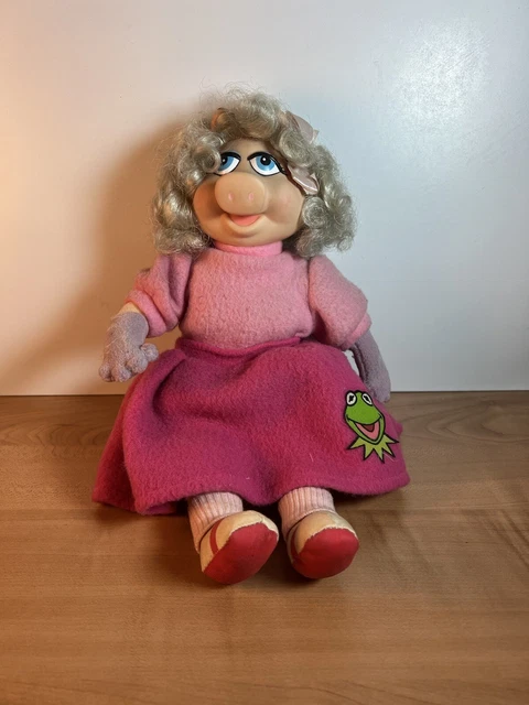 1989 Jim Henson's Muppets Miss Piggy Doll 12”