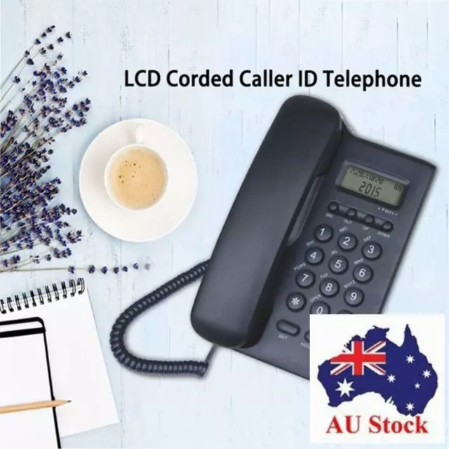 Wired Desk Fixed Phone Landline Single Telephone  Hotel Office House