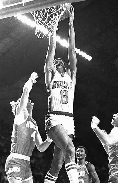 Marques Johnson Of The Milwaukee Bucks 1970s Old Basketball Photo