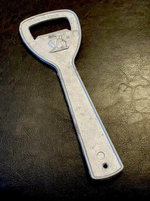 Vintage Large Bottle Opener Advertising Melb Aluminium and Iron Lacework