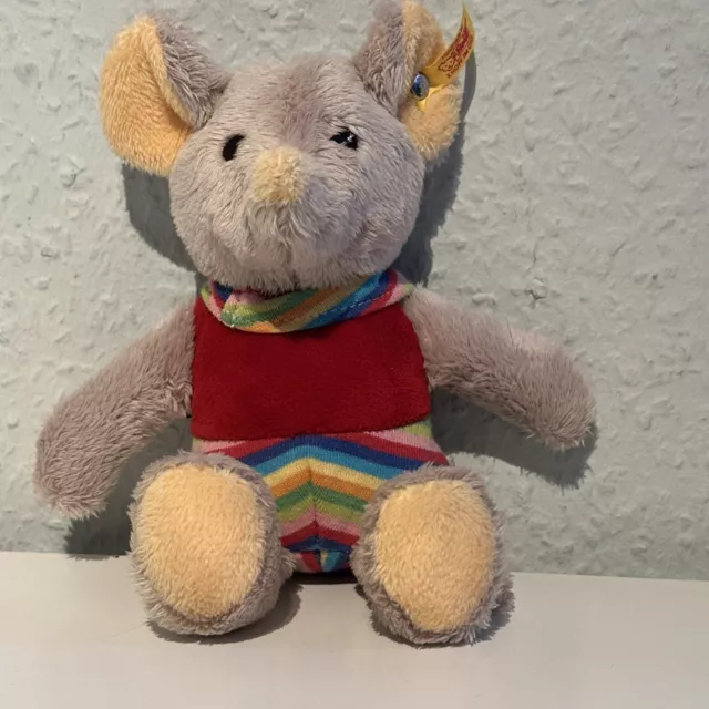 Steiff Maus Baby Kleinkind 674341 Kuscheltier Stofftier Plüschtier 20cm Wie Neu