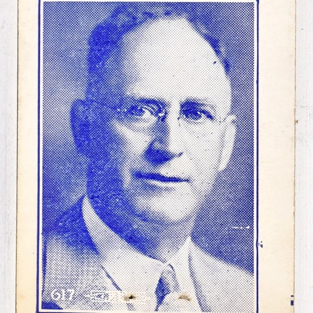 1950S WM F William Voss Scott County Auditor Davenport Iowa Republican
