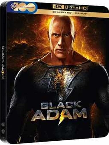Black Adam Limited Edition Steelbook 4K Ultra Hd + Blu-Ray[Uk] New4K Bluray