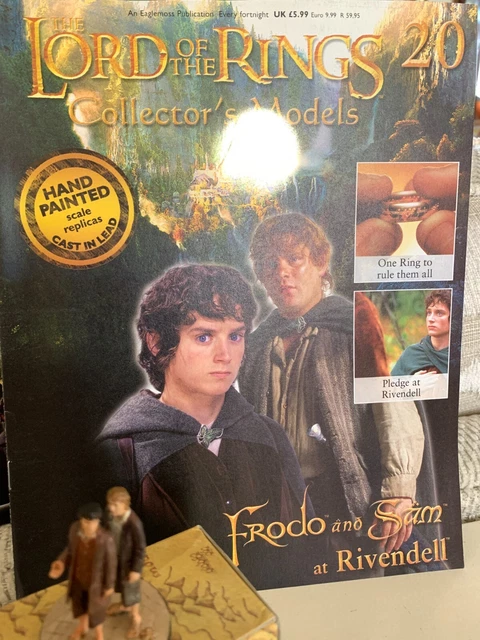 FRODO AND SAM #20 Eaglemoss Lord Of The Rings Metal Figures Collector's ...