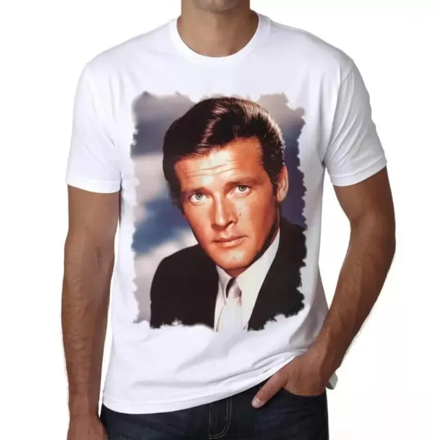 Herren Grafik T-Shirt Roger Moore der Heilige – Roger Moore The Saint