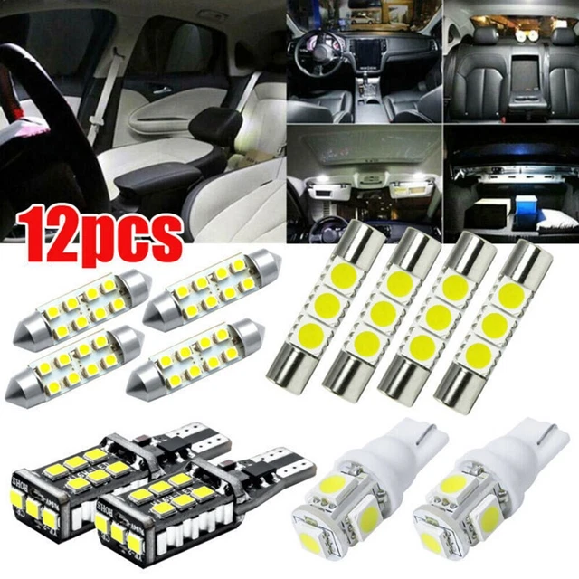 Kit Luci LED Auto Flisdtry - 14 Pezzi Per Interno, Cupola E Targa - Foto 3