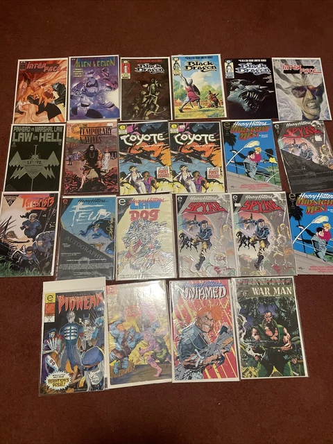 Pinhead other Epic Comics, Lot of 22 Some Signed Black Dragon Midnight Men