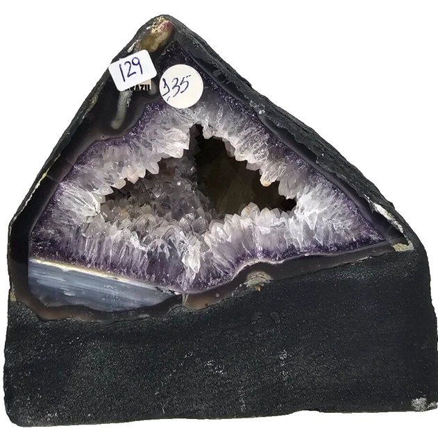Achatgeode Amethyst  Druse Kristall Edelstein Achat Geode Bergkristall Quarz