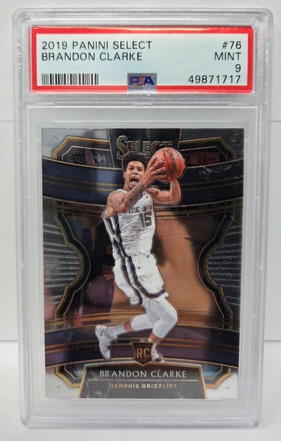 2019 SELECT GRIZZLIES - BRANDON CLARKE Rookie RC Card PSA 9 MINT