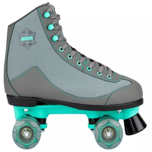 Rollschuhe Roller Skates Rollerskates Leder Canvas Rambler Mint  Neu 2021