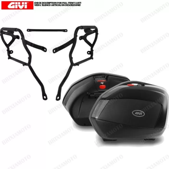 Set GIVI Frames + Side Sacs V35NT For Yamaha MT-09 Tracer (15>16)