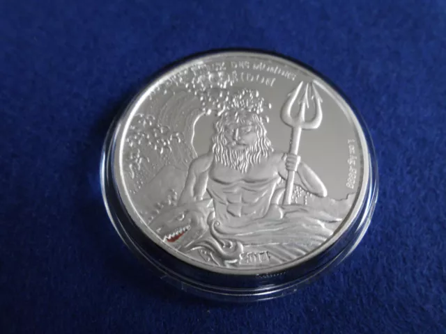 Poseidon  Burkina Faso 2014  1000 Francs 1oz Silber .999