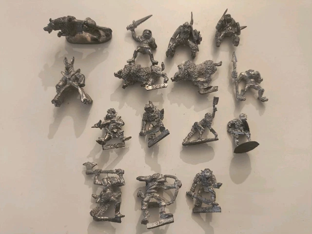 Warhammer Citadel Chaos Familiars x 6 Loose Rare OOP Metal 1980's - Lot A
