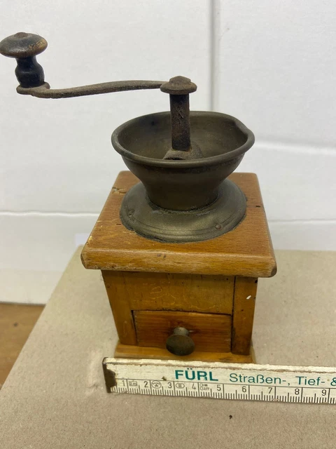 ‼️ Antik Kaffeemühle Grinder Mill Moulin Molinillo Cafe Leinbrocks Ideal Mutzig