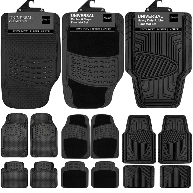 CAR MATS FLOOR Mat Liner Universal Non Slip Heavy Duty Rubber