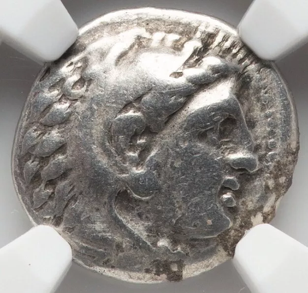 NGC VF Alexander the Great III 336-323 BC, Kingdom of Macedon Greek Drachm Coin