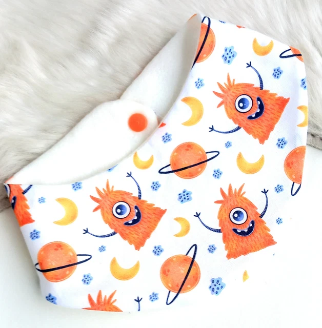 NEU * Halstuch mit FLEECE * Kinder * Baby * Dreieckstuch * Schal * Alien