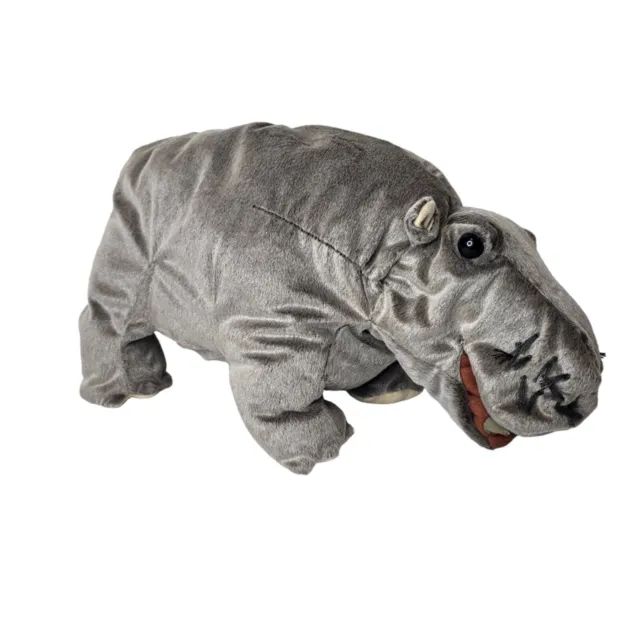 NCIS BERT FARTING Hippo Puppet Plush Toy Stuffed Hippo 2012 CBS Sound ...