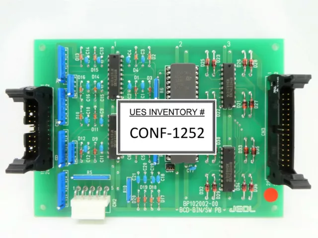 JEOL BP102002-00 BCD-BIN/SW PB Board PCB JWS-2000 SEM System Working Spare