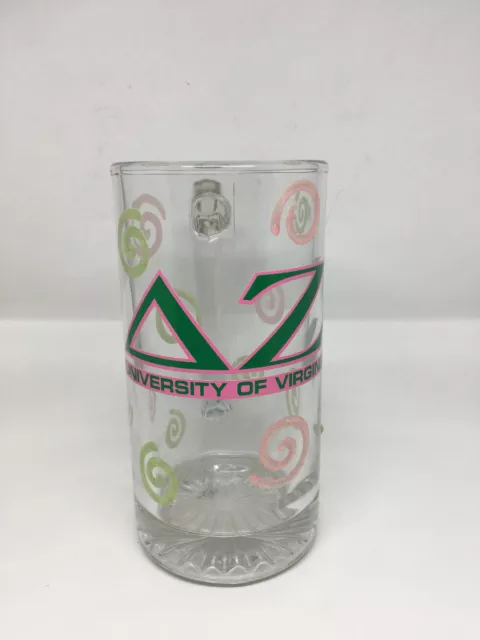 K2) University of Virginia UVA Cavaliers Oversized Delta Zeta DZ Sorority Mug