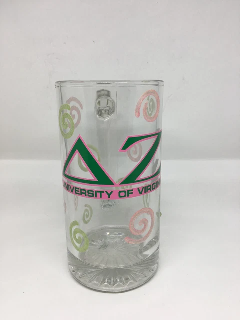 K2) University of Virginia UVA Cavaliers Oversized Delta Zeta DZ Sorority Mug