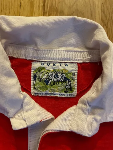 BUKTA vintage Wales replica rugby shirt small / medium