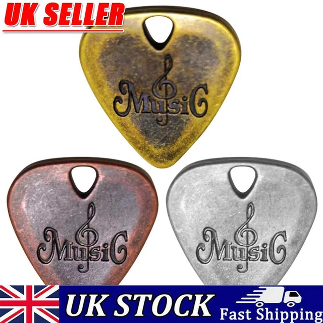 Metal Pick Zinc Alloy Pick Plectrum for Electric Guitar Musical Instrument Parts